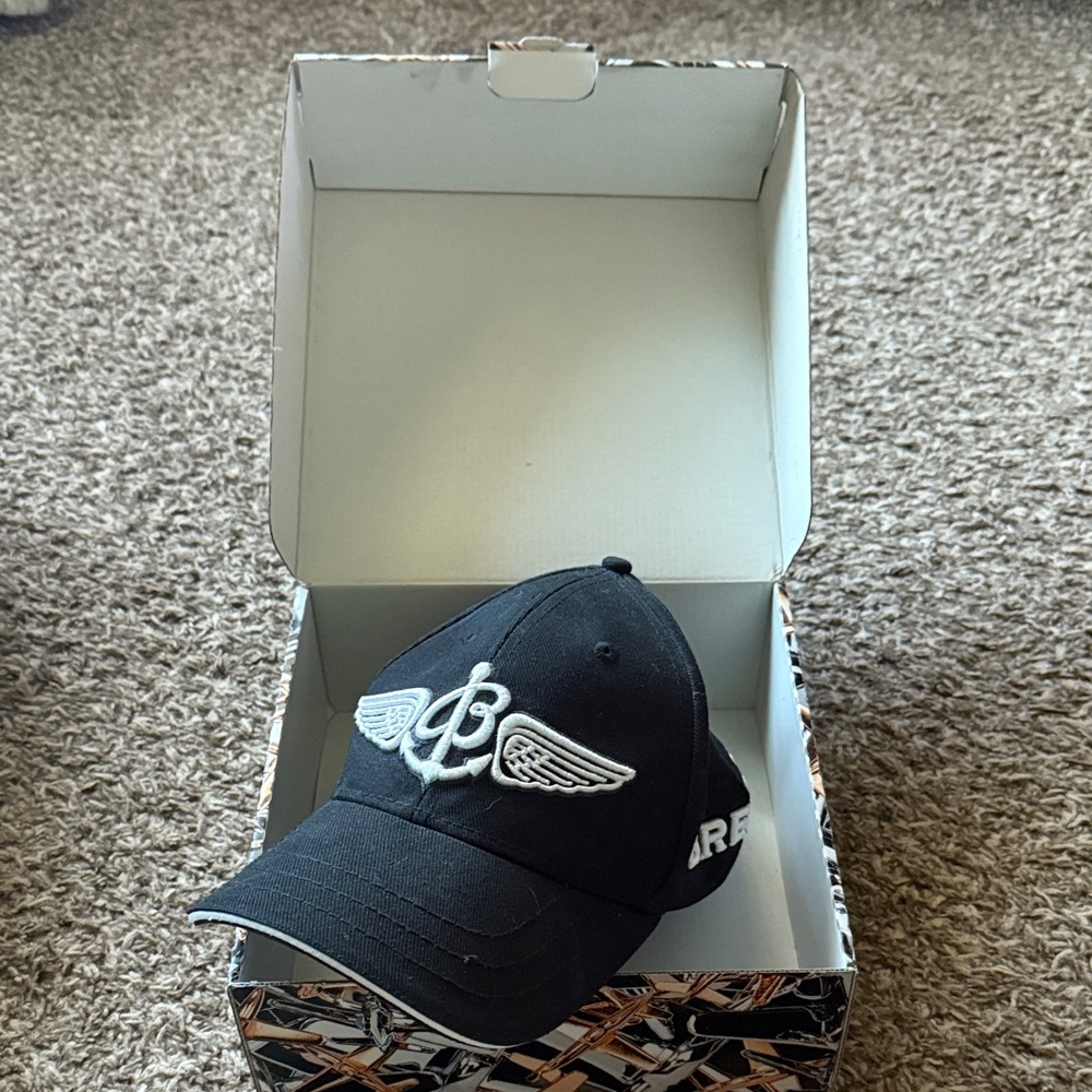 Breitling Black Baseball Cap With Embroidered Log… - image 7